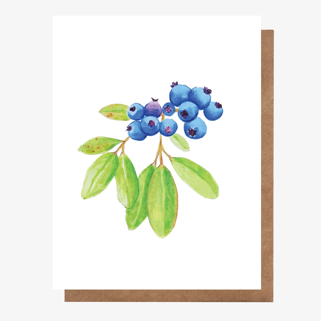 Blueberries Card