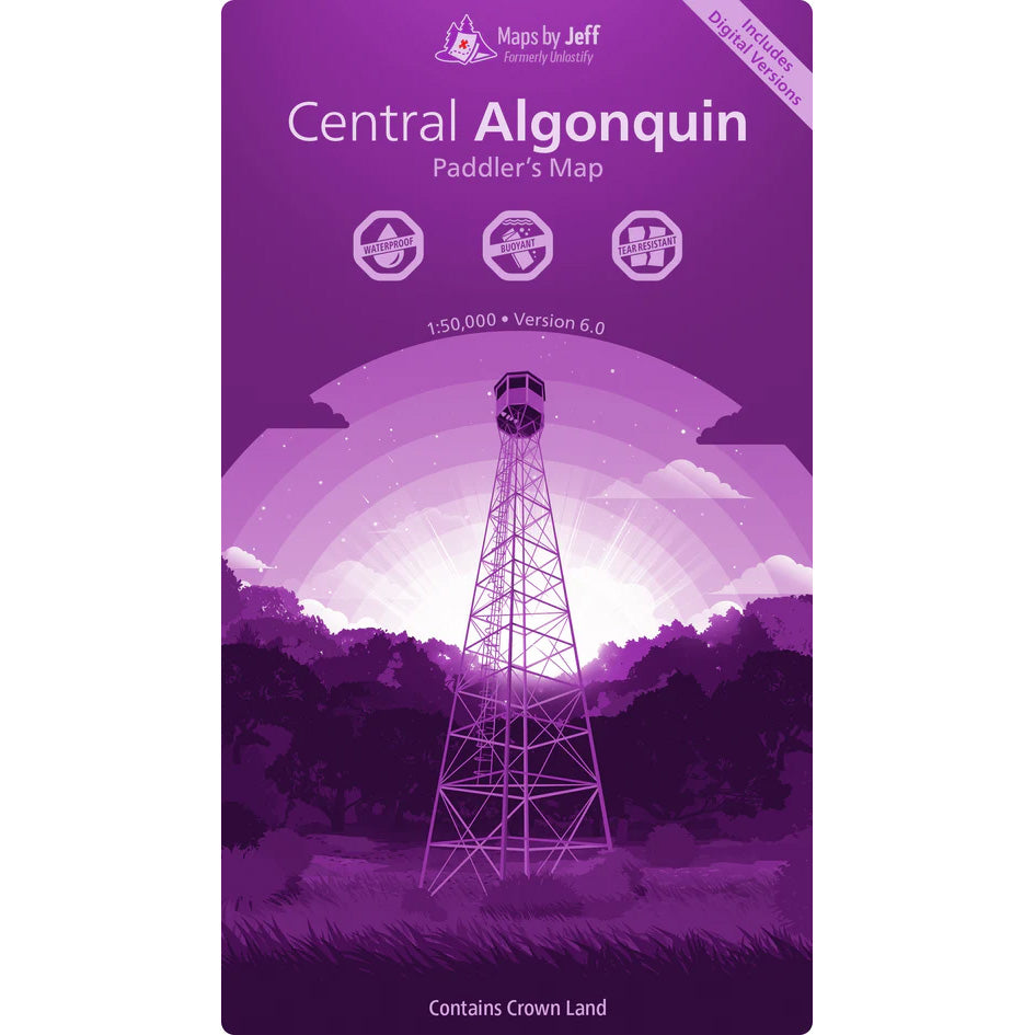 Maps By Jeff - Central Algonquin – The Canadian Canoe Museum's Store