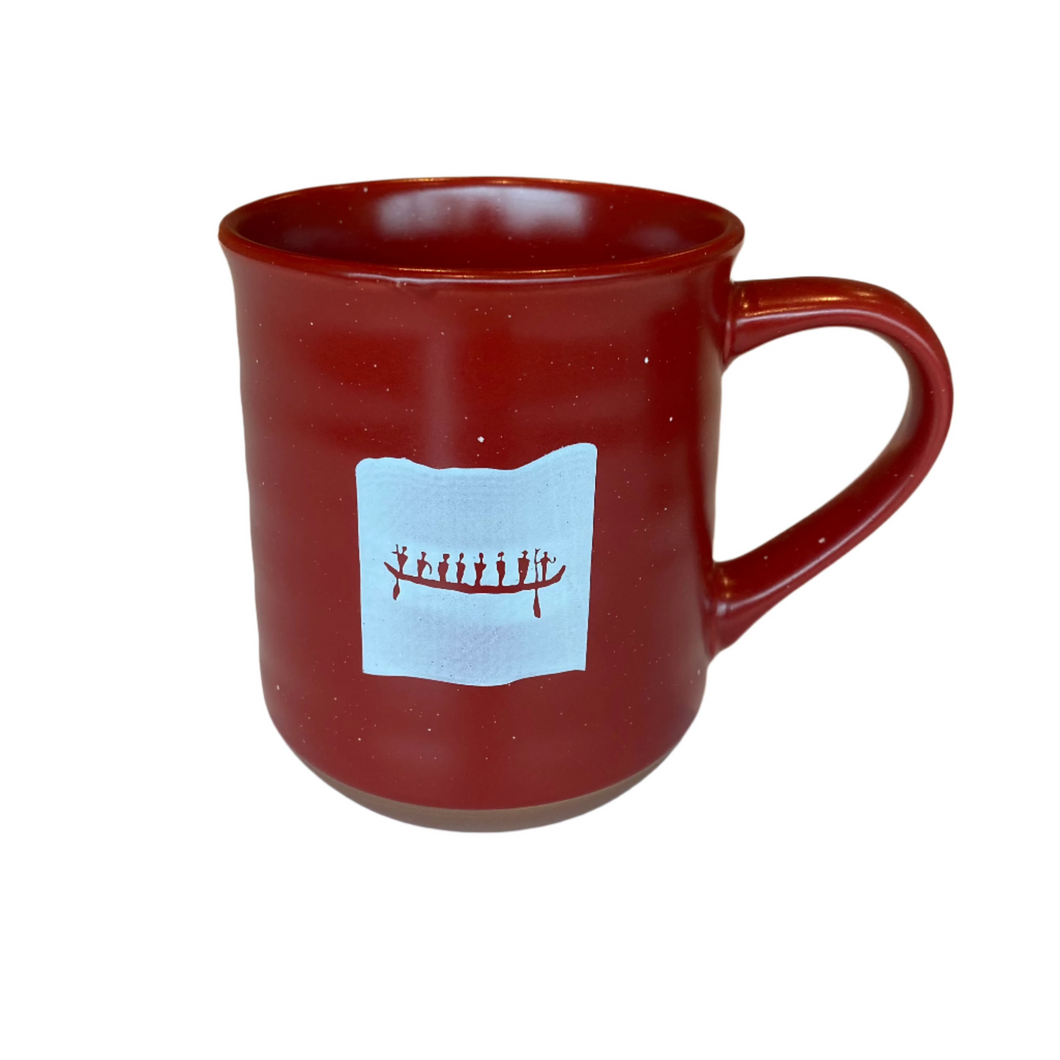 Red Pictograph Mug