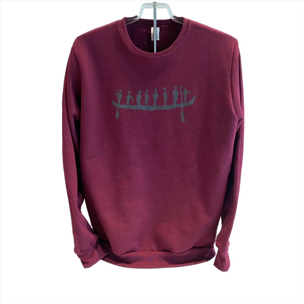 Pictograph Crew Neck - Maroon