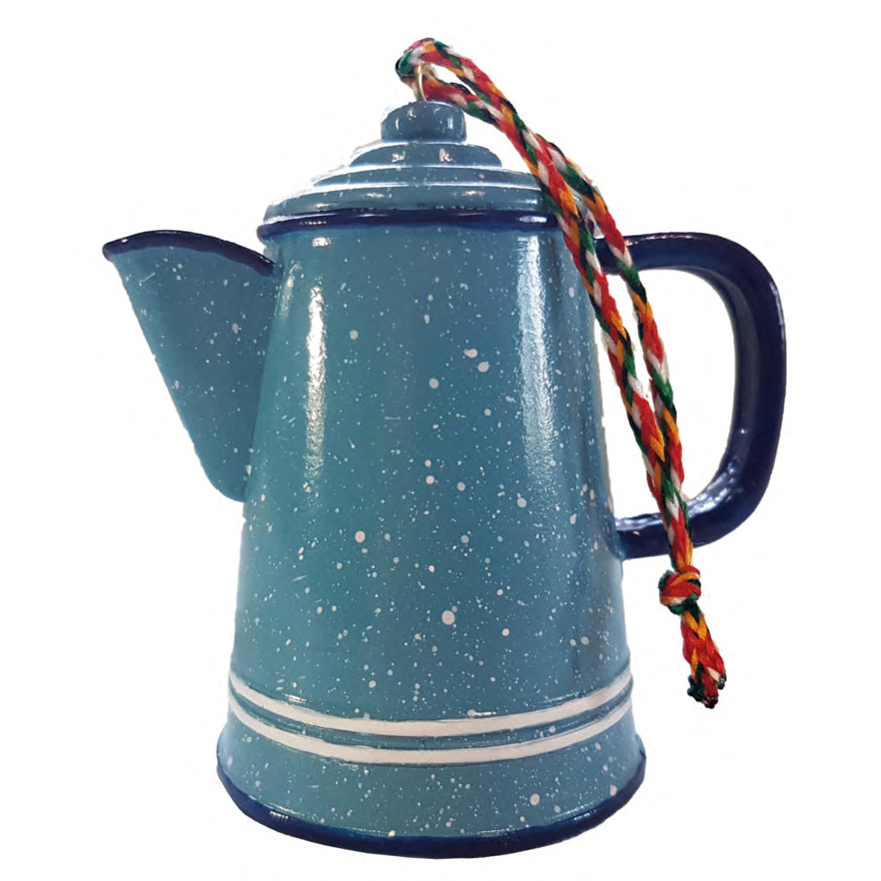 Enamel Coffee Pot Ornament The Canadian Canoe Museum s Store